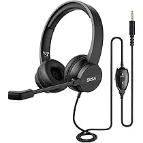 Amazon.co.jp: 【EKSA H12】 ヘッドセット 有線 AI ノイズキャンセ